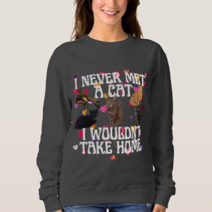 Personalized Cute Cat Sweatshirt