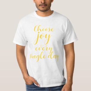 Personalized Cute Choose Joy Every Single Day T-Shirt
