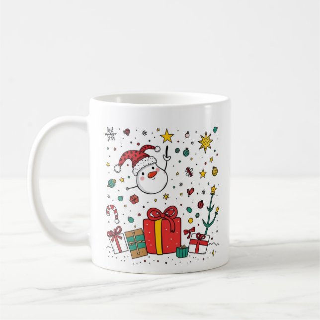 personalized cute Christmas mug (Left)