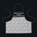 Personalized Cute Christmas Snowman Apron<br><div class="desc">This personalized Christmas apron features a cute Christmas snowman illustration.</div>