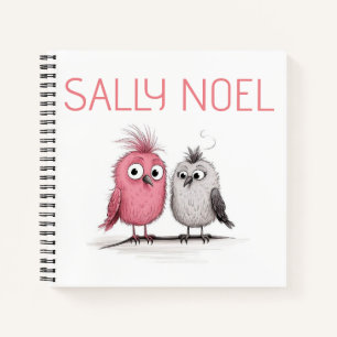 Personalized cute colourful notebook