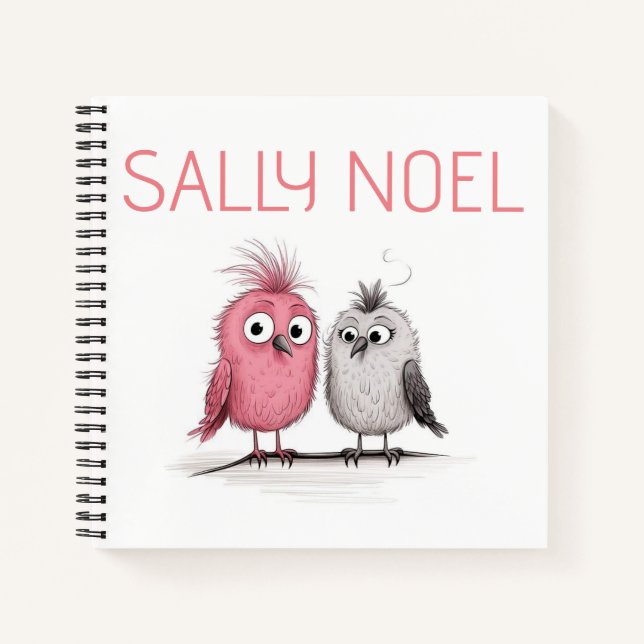 Personalized cute colourful notebook (Front)