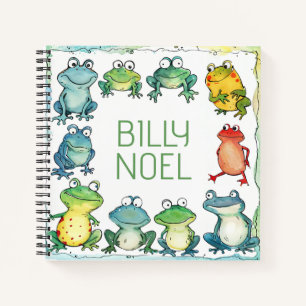 Personalized cute colourful notebook