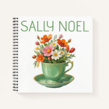 Personalized cute colourful notebook