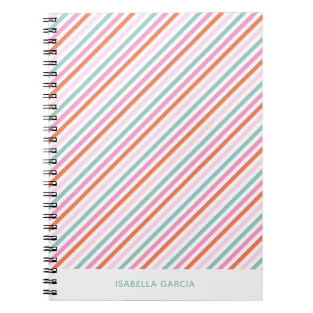 Personalized Cute Colourful Notebook (Front)