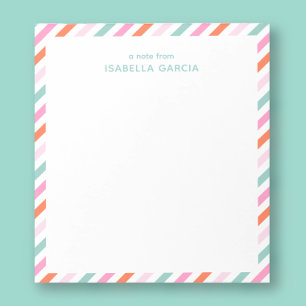 Personalized Cute Colourful Notepad