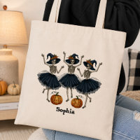 Personalized Cute Dancing Skeletons Halloween