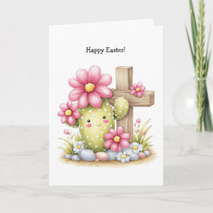 Personalized Cute Desert/Southwestern Easter Card