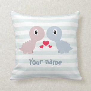 Personalized cute dinosaurs cushion