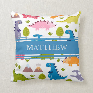 Personalized Cute Dinosaurs Pillow