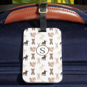Personalized Cute Dog  Luggage Tag