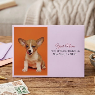Personalized Cute Dog Pet Photo for Special Love Envelope
