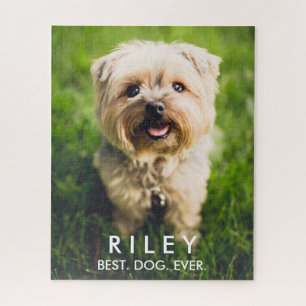 Personalized Cute Dog Photo Custom Quality Jigsaw Puzzle