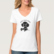 Personalized Cute Dog T-Shirt – Custom Text Pet