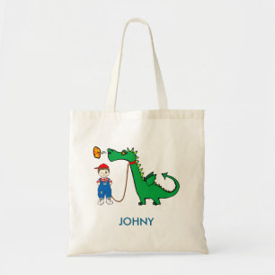 Personalized Cute Dragon Tote Bag