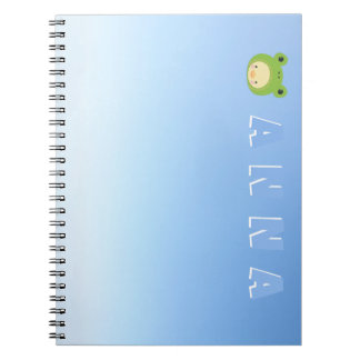Personalized cute duck notebook