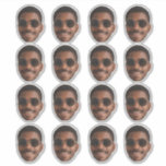 Personalized Cute Face<br><div class="desc">Personalized Cute Face Stickers, Replace the face of this man with your favourite photo (make sure to crop as much to the face as possible and use an app to remove the background) and personalize this funny face gift with your kid, husband, or boyfriend on it! Also a fun and...</div>