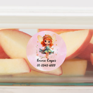 Personalized Cute Fairiy,Name,Phone number