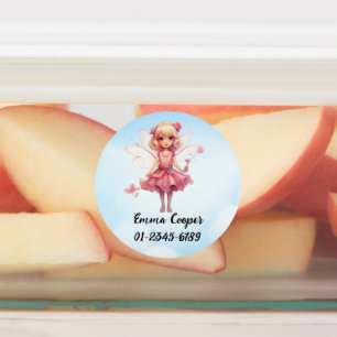 Personalized Cute fairy,Name,Phone number