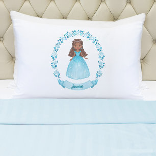 Personalized Cute Fairytale Princess Girl  Pillowcase