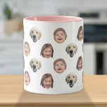 Personalized Cute Family Face 3 Photos Mug<br><div class="desc">The background needs to be transparent. Make sure the photo is cropped tightly to the object/face. If you have any problem cropping your photo, i can do it for you. Before placing an order, you have to send your photo to my message or email at ayokholid@gmail.com, and i will send...</div>