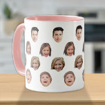 Personalized Cute Family Face 4 Photos Mug<br><div class="desc">The background needs to be transparent. Make sure the photo is cropped tightly to the object/face. If you have any problem cropping your photo, i can do it for you. Before placing an order, you have to send your photo to my message or email at ayokholid@gmail.com, and i will send...</div>