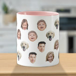 Personalized Cute Family Face 5 Photos Mug<br><div class="desc">The background needs to be transparent. Make sure the photo is cropped tightly to the object/face. If you have any problem cropping your photo, i can do it for you. Before placing an order, you have to send your photo to my message or email at ayokholid@gmail.com, and i will send...</div>