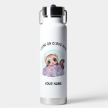 Personalized Cute Ferret Water Bottle