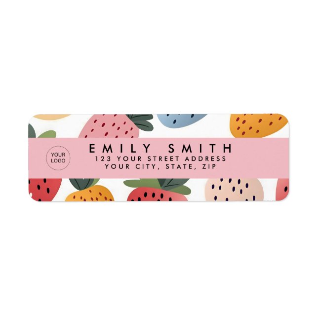 Personalized Cute Fruit Strawberry Pattern (Front)