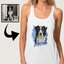 Personalized Cute Fun Border Collie Dog Photo