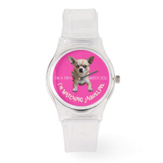 Personalized Cute Funny Chihuahua Watch Dog Watch