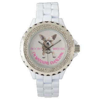 Personalized Cute Funny Chihuahua Watch Dog Watch