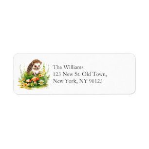 Personalized Cute Hedgehog