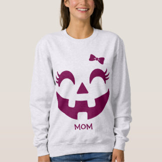Personalized Cute Jack O' Lantern Face  Sweatshirt