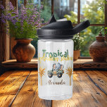 Personalized Cute Jungle Animals Kids  Water Bottle<br><div class="desc">Quench your thirst in style with our Personalized Watercolor Safari Animals Water Bottle! This charming bottle features captivating watercolor illustrations of safari animals, each one brimming with personality and charm. From majestic lions to playful elephants, every detail is lovingly rendered in vibrant hues, creating a whimsical accessory that adds a...</div>