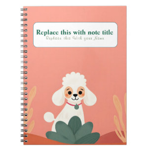Personalized Cute Kawaii Dog Notebook