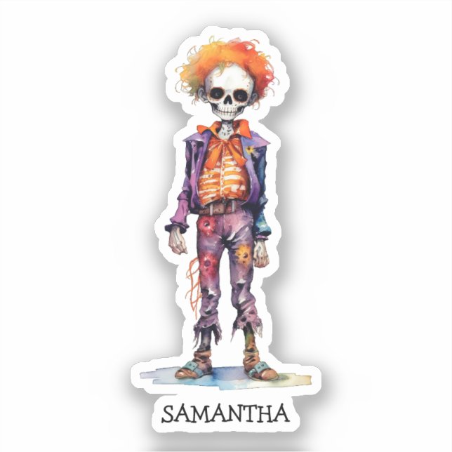 Personalized Cute Kid Zombie Halloween (6) (Front)