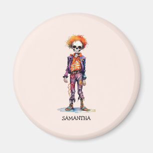 Personalized Cute Kid Zombie Halloween (6) Magnet