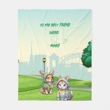 Personalized Cute Kitten and Best Friend