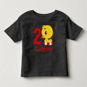 Personalized Cute little baby Duck Duckling Animal Toddler T-shirt