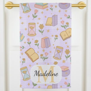 Personalized Cute Magic Monogram Kitchen Towels