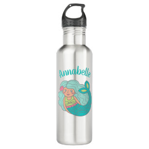 Personalized Cute Mermaid 710 Ml Water Bottle
