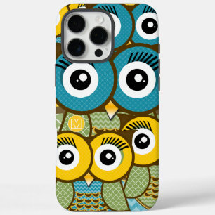 Personalized Cute Owl Art iphone 5 iPhone 16 Pro Max Case