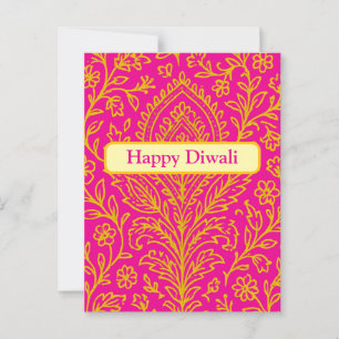 Personalized Cute Paisley Floral Print Notebook Postcard