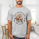 Personalized Cute Pet Photo Best Dog Dad Ever T-Shirt<br><div class="desc">Best Dog Dad Ever... Surprise your favourite Dog Dad this Father's Day with this super cute custom pet photo t-shirt. Customize this dog dad t-shirt with your dog's favourite photo, and name. This dog dad shirt is a must for dog lovers and dog dads. Great gift from the dog. COPYRIGHT...</div>