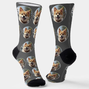 Personalized Cute Pet Photo Socks