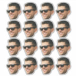 Personalized Cute Photo Face 16 Photos<br><div class="desc">Personalized Cute Dad Face 16 Photos Stickers, Replace the face of this man with your favourite photo (make sure to crop as much to the face as possible and use an app to remove the background) and personalize this funny face gift with your kid, husband, or boyfriend on it! Also...</div>