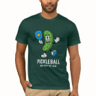 Personalized Cute Pickle Playing Pickleball Funny