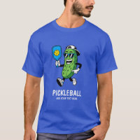 Personalized Cute Pickle Playing Pickleball Funny