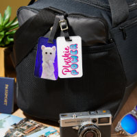 Personalized Cute Pink Blue Plushie Power Photo